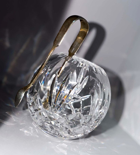 Vintage cut crystal open - vintage,
