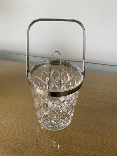 Beautiful cut glass ice bucket