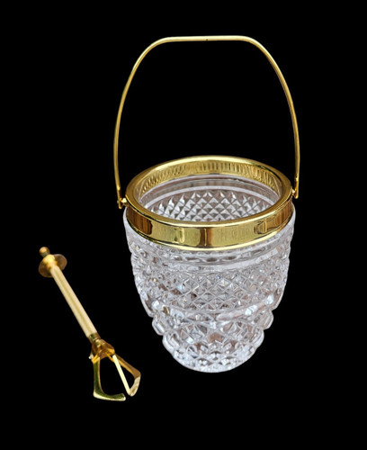 Vintage crystal glass ice