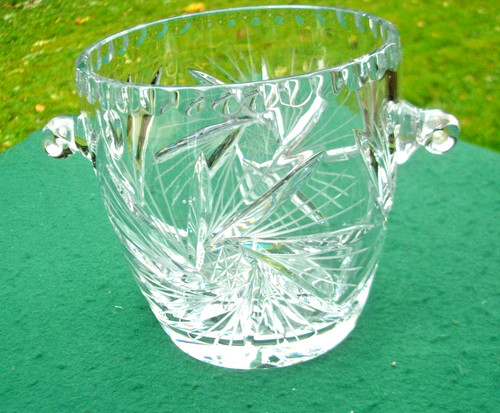 Vintage crystal cut - cut, ice