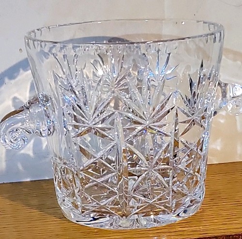 Cut glass starburst - glass,