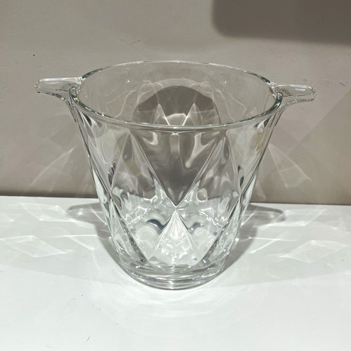 Clear cut glass - cut, ice