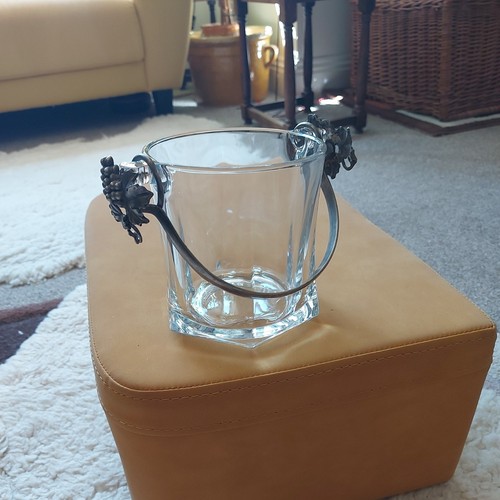 Vintage italian cut glass ice - italian,