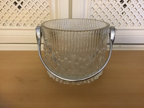 Cut glass ice bucket - bucket, with