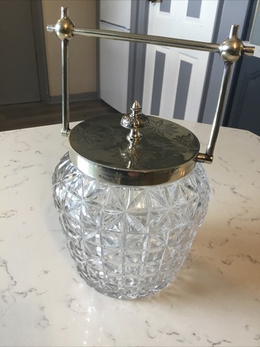 Antique cut glass silver - cut,