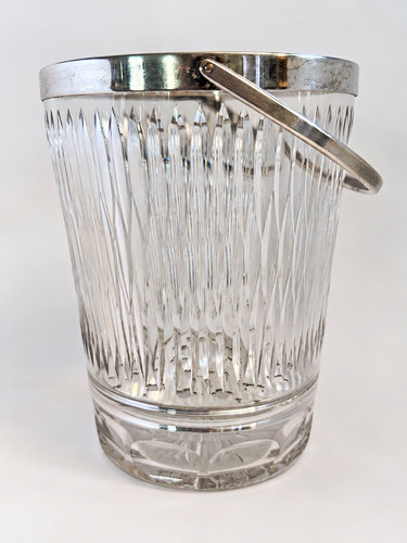 Vintage cut glass - cut, bucket