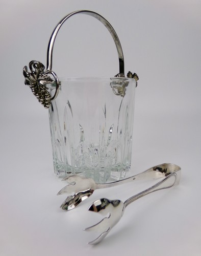 Vintage ice bucket cut - bucket.,