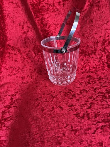 Vintage cut glass ice bucket - vintage,