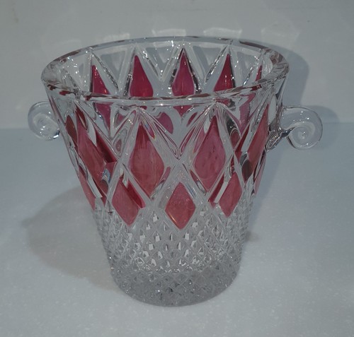 Diamond cut crystal glass ice - crystal,