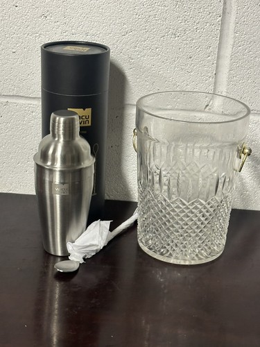 Cut glass champagne ice - glass,