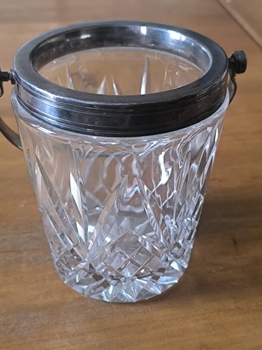 Ice bucket glass cut - ice,