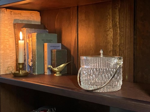 Retro vintage cut glass
